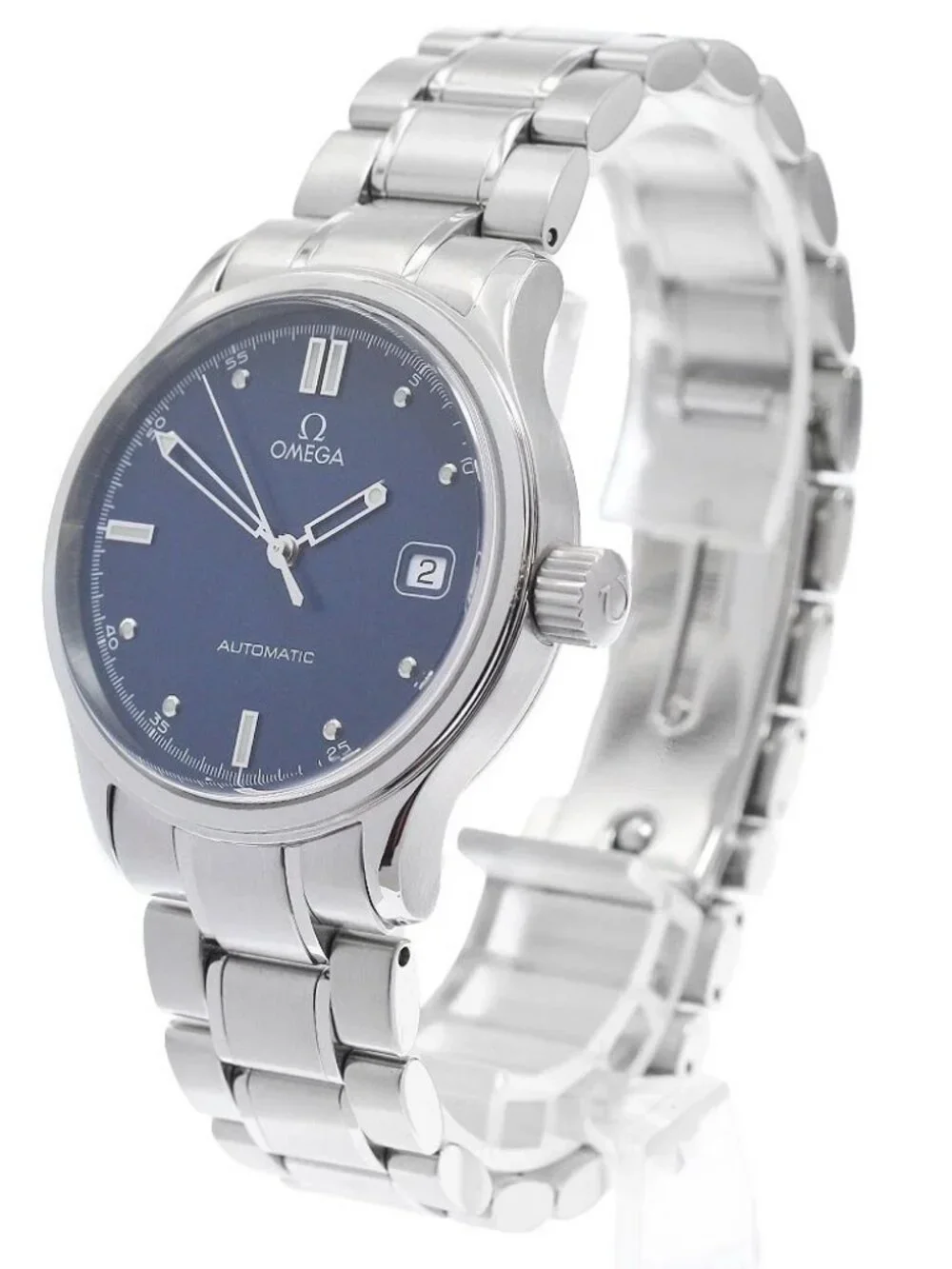 OMEGA Classic 5203.80 Date Navy Dial Automatic Men's Watch_964068
